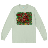 Matcha christmas background Long Sleeve Tee - RanaPortraitStore