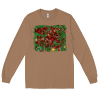 Toasted Coconut christmas background Long Sleeve Tee - RanaPortraitStore