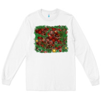 White christmas background Long Sleeve Tee - RanaPortraitStore