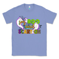 Colony Blue say boo and scary on Classic Tee - CowGirlArtShop
