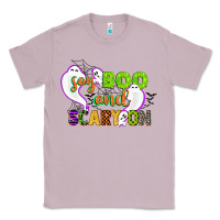 Lilac say boo and scary on Classic Tee - CowGirlArtShop