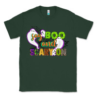 Sports Green say boo and scary on Classic Tee - CowGirlArtShop