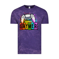 Cloud Purple gaymer lgbtq gaming Vintage Tee - OliviaCreatesArt