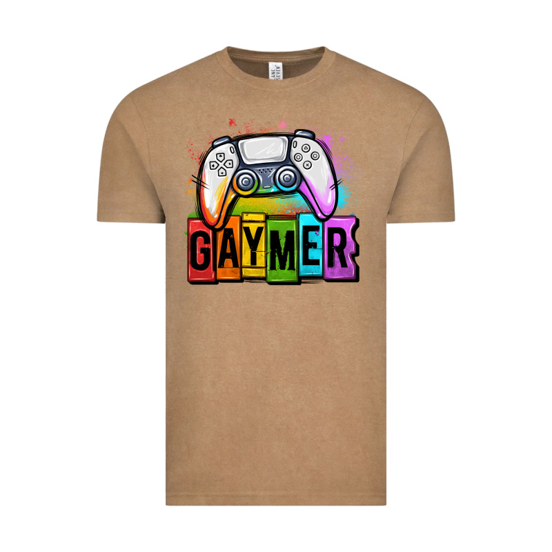 Gaymer Lgbtq Gaming Vintage Tee by OliviaCreatesArt | Teevron