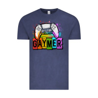 Vintage Denim gaymer lgbtq gaming Vintage Tee - OliviaCreatesArt