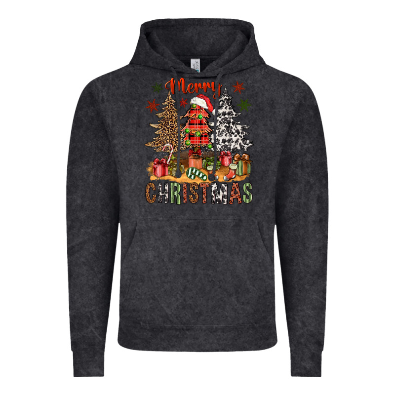 Merry Christmas With Western Trees Bbs Vintage Hoodie by BundleAndBundleShop | Teevron
