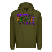 Army Green almost bat shit crayz Premium Hoodie - SublimationCraftShop