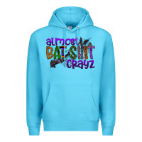 Ocean Blue almost bat shit crayz Premium Hoodie - SublimationCraftShop