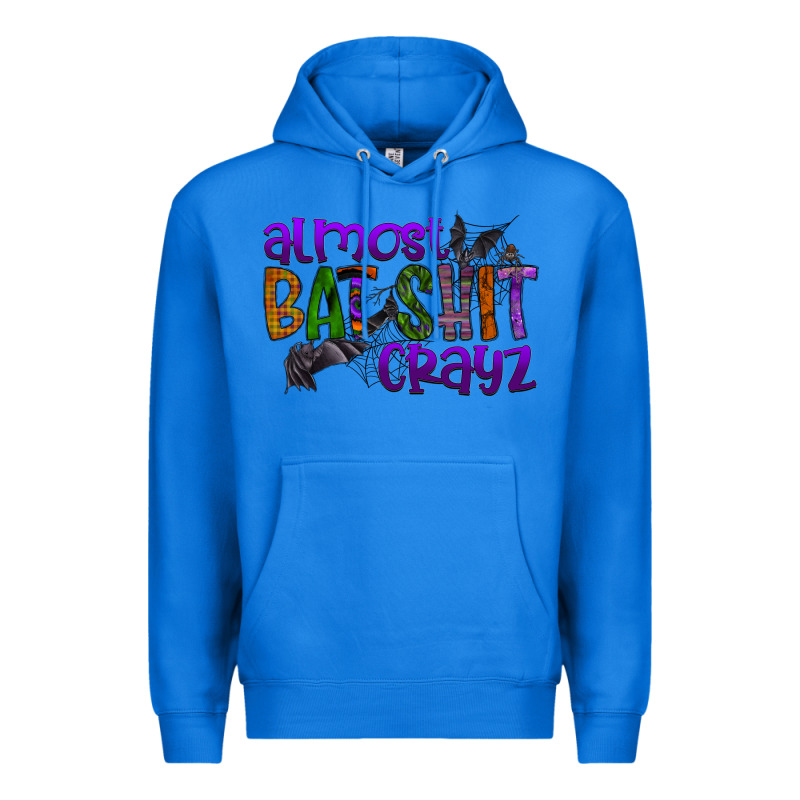 Almost Bat Shit Crayz Premium Hoodie by SublimationCraftShop | Teevron