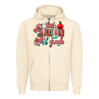 Sandshell little miss 3rd grade Zipper Hoodie - AdoDesignShop