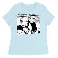 Baby Blue putin trump original goo parody Ladies Tee - linhVisuals