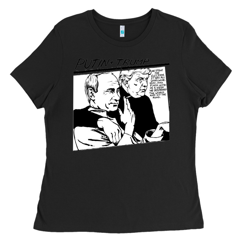 Putin Trump Original Goo Parody Ladies Tee by linhVisuals | Teevron
