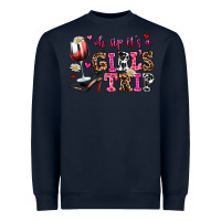Navy oh sip its a girls trip Heavyweight Sweatshirt - AdoDesignShop