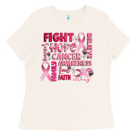 Bone cancer awareness fight believe hope survive Ladies Tee - CowGirlArtShop