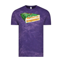 Cloud Purple green christmas cake fa element 1 Vintage Tee - FaDigitalArtStudio