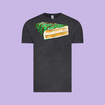 Green Christmas Cake Fa Element 1 Vintage Tee Designed By Fadigitalartstudio