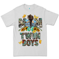 Dove Grey mom of twin boys mother's day Premium Tee - CowGirlArtShop