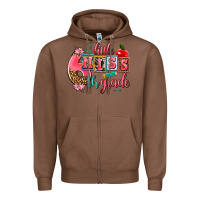 Chestnut little miss 6 th grade Zipper Hoodie - AdoDesignShop