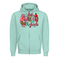 Seafoam little miss 6 th grade Zipper Hoodie - AdoDesignShop