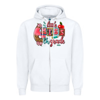 White little miss 6 th grade Zipper Hoodie - AdoDesignShop