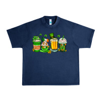Navy St. Patrick's Day coffee cups Urban Heavy Tee - OliviaCreatesArt