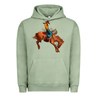 Pigment Oil Green cowboy rodeo Urban Hoodie - JahusDesignShop