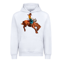 White cowboy rodeo Urban Hoodie - JahusDesignShop