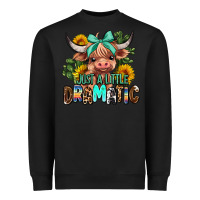 Black just a little dramatic Heavyweight Sweatshirt - AdoDesignShop
