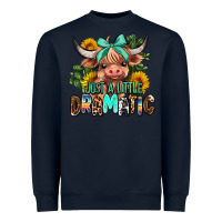 Navy just a little dramatic Heavyweight Sweatshirt - AdoDesignShop