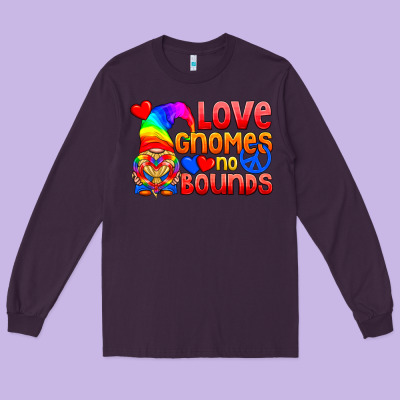 Love Gnomes No Bounds Long Sleeve Tee Designed By Bundleandbundleshop