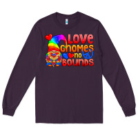 Plum Love Gnomes No Bounds Long Sleeve Tee - BundleAndBundleShop