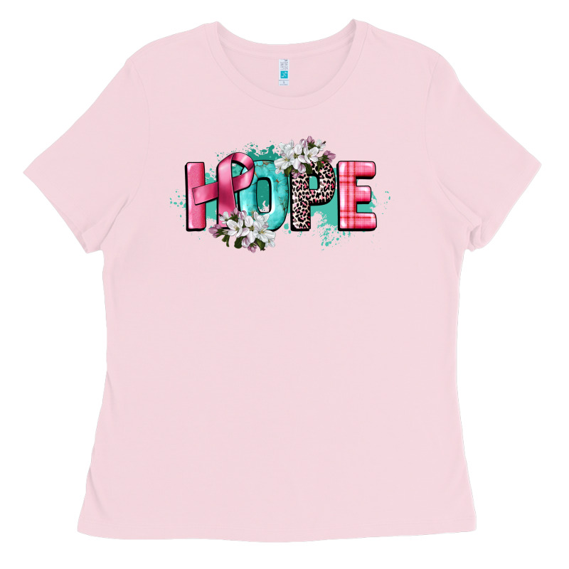 Hope Cancer Awareness Ladies Tee by CowGirlArtShop | Teevron