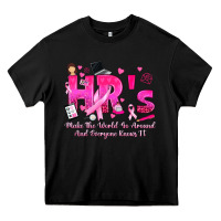 Black breast cancer hr human resources Heavy Core Tee - texasbilliewilder