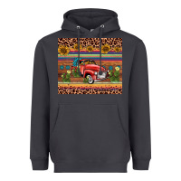 Smoke truck sunflower leopard Heavyweight Hoodie - AdoDesignShop