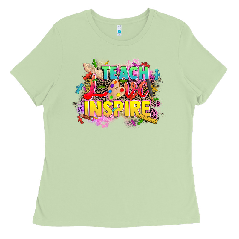 Teach Love Inspire Ladies Tee by CowGirlArtShop | Teevron