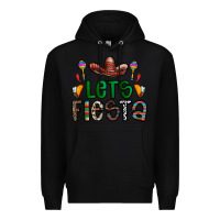 Black fiesta Premium Hoodie - CowhideDigitalArt
