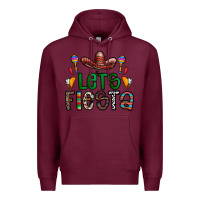Burgundy fiesta Premium Hoodie - CowhideDigitalArt
