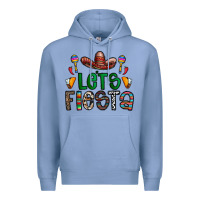Colony Blue fiesta Premium Hoodie - CowhideDigitalArt