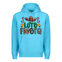 Ocean Blue fiesta Premium Hoodie - CowhideDigitalArt