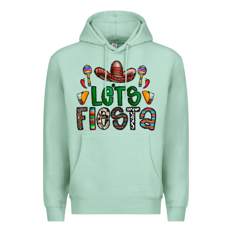 Fiesta Premium Hoodie by CowhideDigitalArt | Teevron