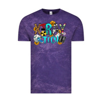 Cloud Purple x ray tech Vintage Tee - OliviaCreatesArt