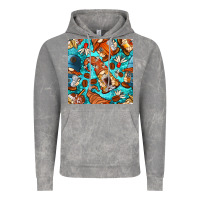 Cloud Rock coffee and barista gnomes with glitter seamless pattern bbs Vintage Hoodie - BundleAndBundleShop