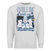 Dove Grey chillin  with my sowmies Premium Sweatshirt - AdoDesignShop