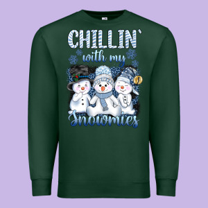 Chillin  With My Sowmies Premium Sweatshirt Designed By Adodesignshop