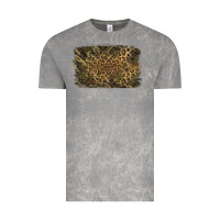 Cloud Rock Camouflage Leopard Background Vintage Tee - Jasminsmagicworld
