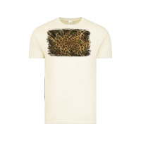 Vintage Arctic Camouflage Leopard Background Vintage Tee - Jasminsmagicworld