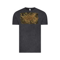 Vintage Black Camouflage Leopard Background Vintage Tee - Jasminsmagicworld