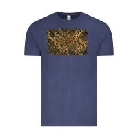 Vintage Denim Camouflage Leopard Background Vintage Tee - Jasminsmagicworld