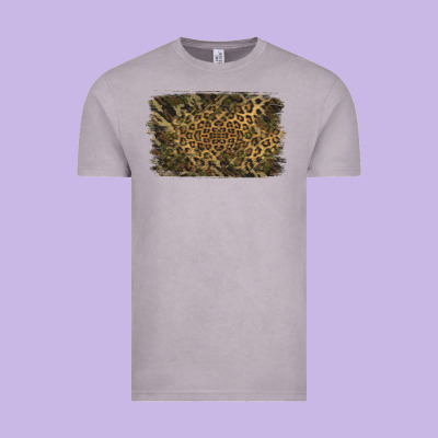 Camouflage Leopard Background Vintage Tee Designed By Jasminsmagicworld