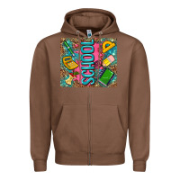 Chestnut teacher  School Zipper Hoodie - AdoDesignShop